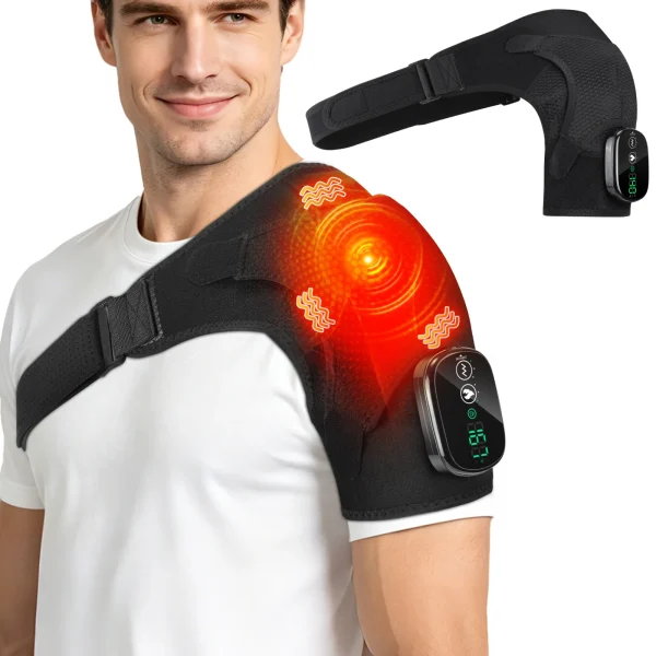 Adjustable Electric Heating Shoulder Massage Belt