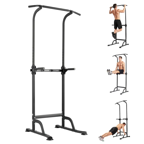 Heavy Duty Pull Up Dip Station for Home Gym
